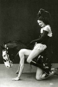 Jacques Biederer scena erotyczna pani ujeżdża mężczyznę przebranego za konia